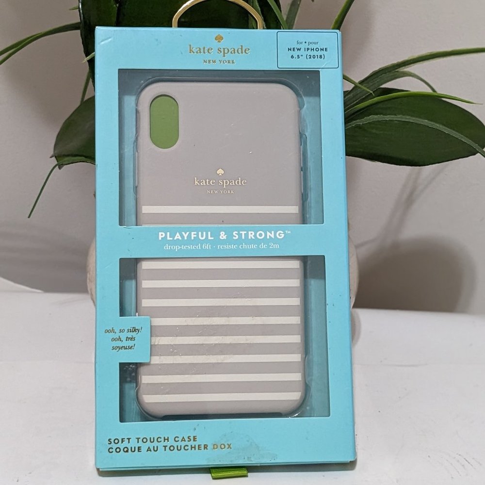 Kate Spade Phone Case IPhone 11 Pro Max  Cream Stripe